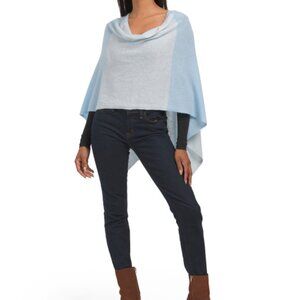 NEW ALASHAN 100% Cashmere Banded Topper Skyline 663mn